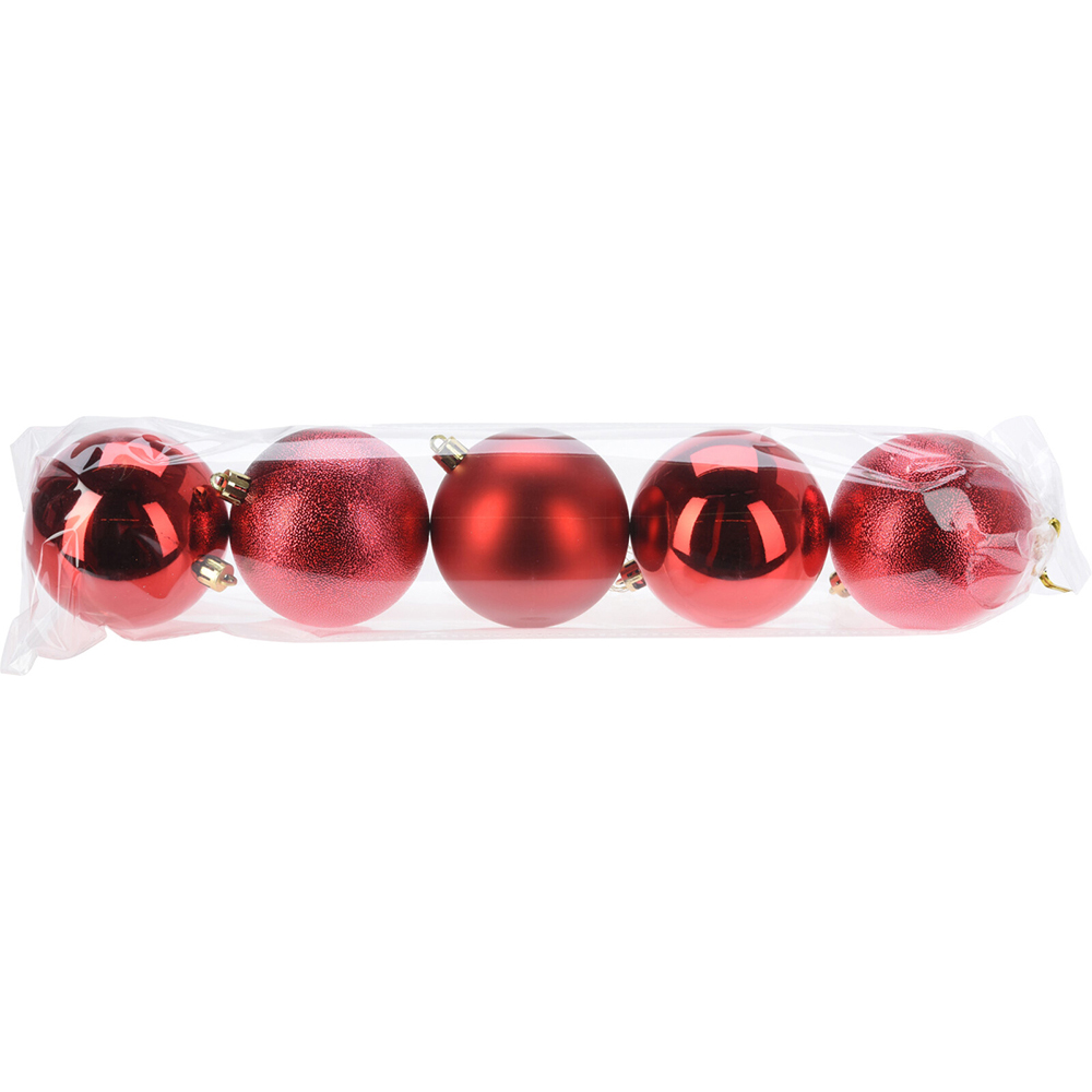 christmas-baubles-set-of-5-pcs-red-mix-plastic-balls-8-cm