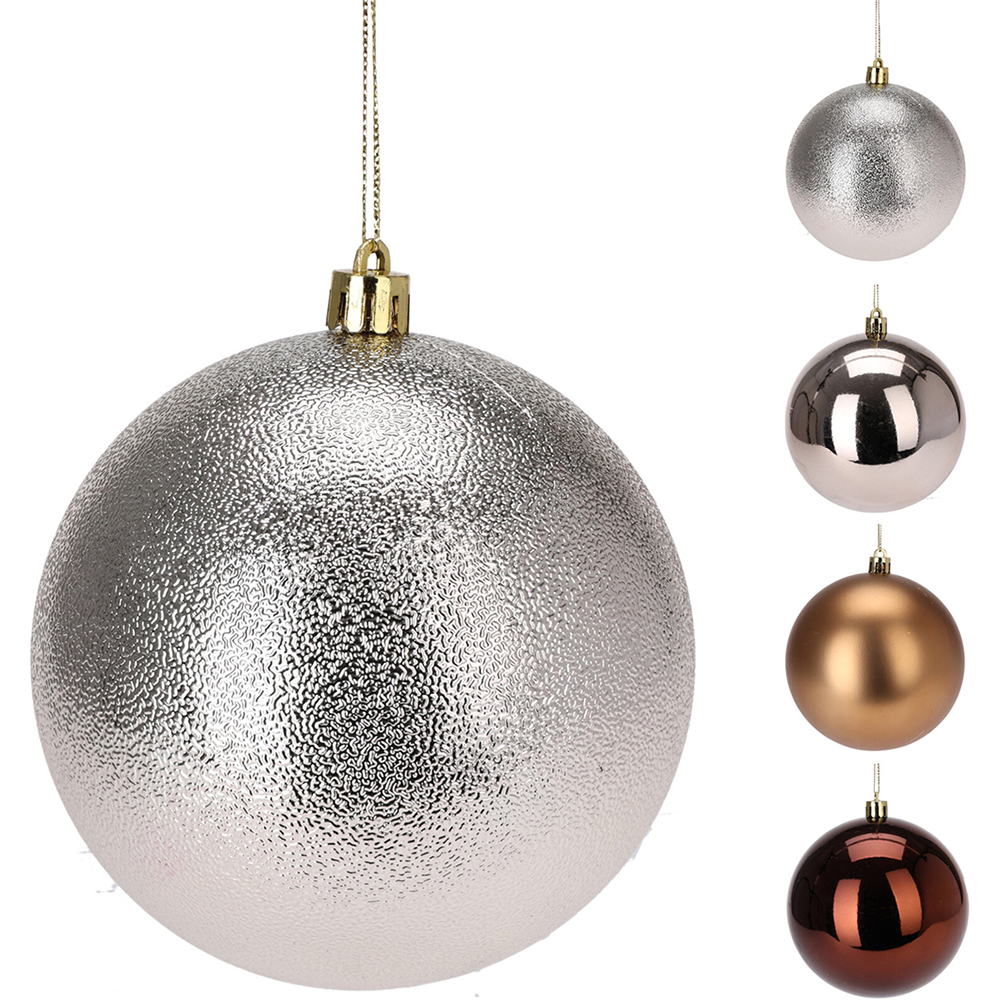 christmas-bauble-10cm-amber-4-assorted-colours