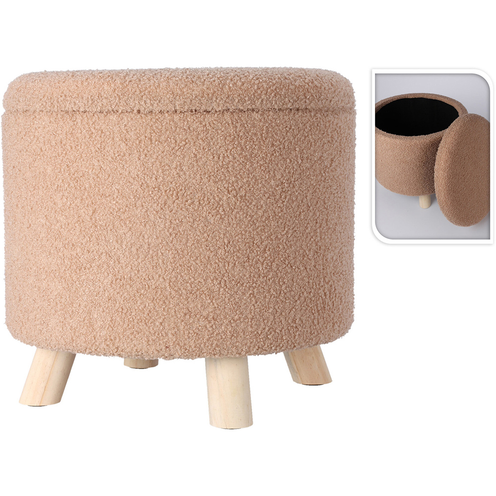 teddy-storage-stool-beige-40cm