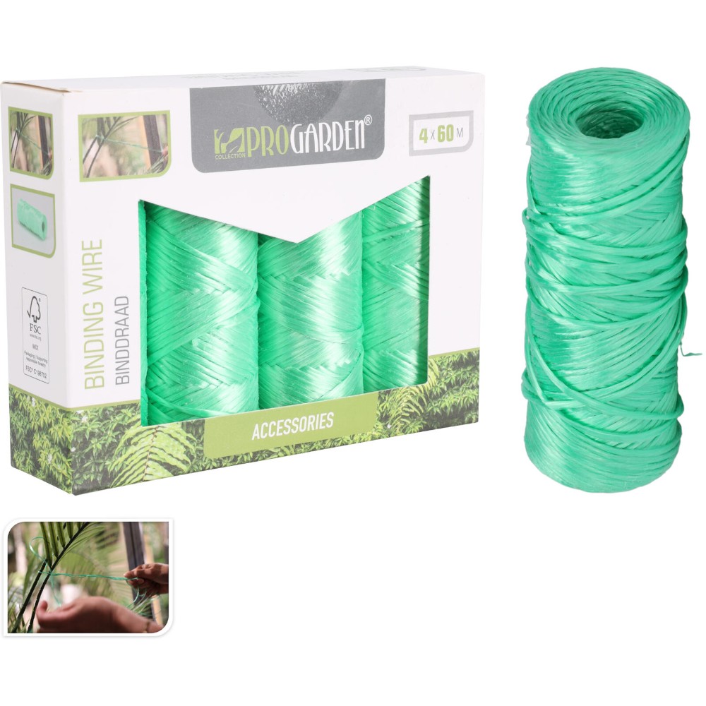 pro-garden-polypropylene-garden-tie-60m-set-of-4