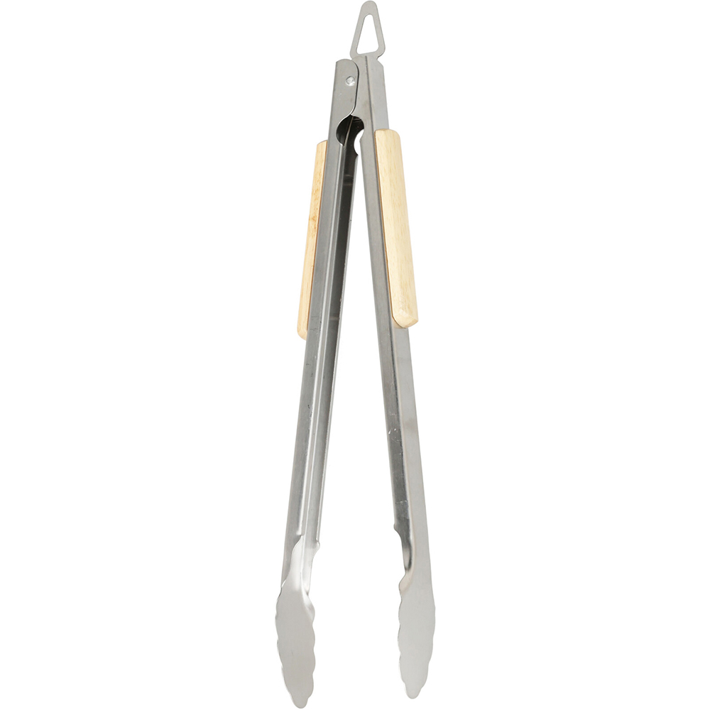 stainless-steel-wood-bbq-tongs-37cm