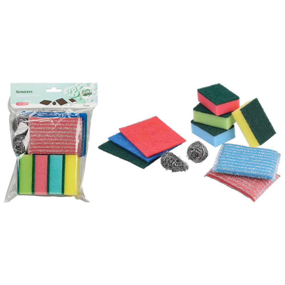 scouring-pads-set11pcs-4-asssorted
