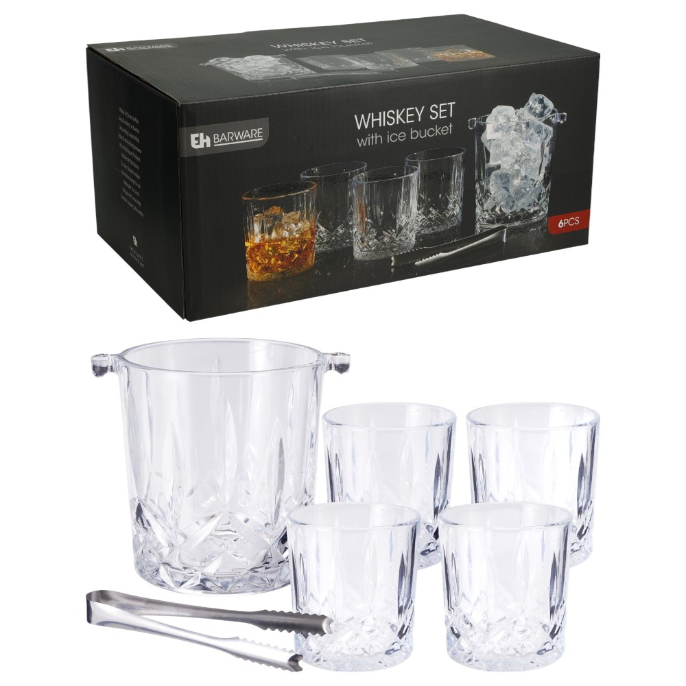 whiskey-set-with-4-glasses-ice-cooler-stainless-steel-tongs