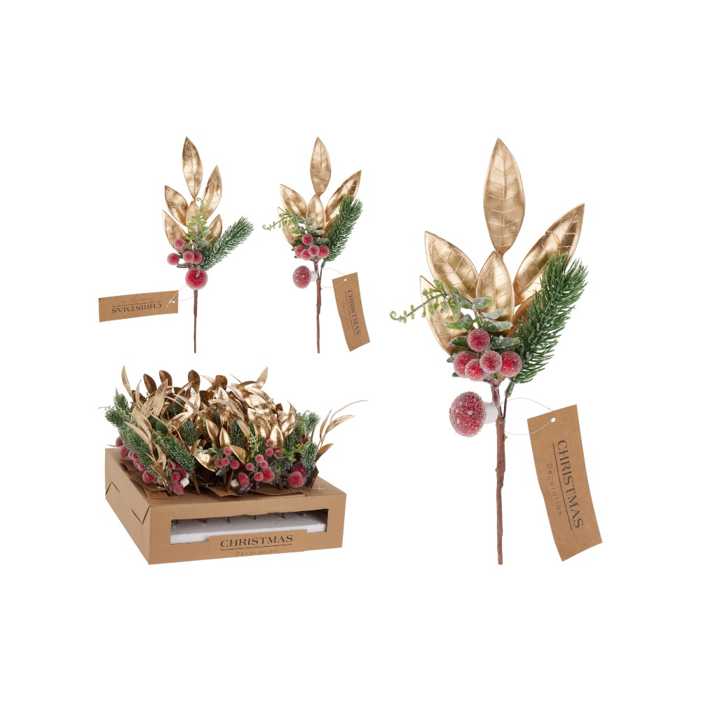 christmas-branch-red-frosted-berries-golden-leaves-32-cm-2-assorted-designs