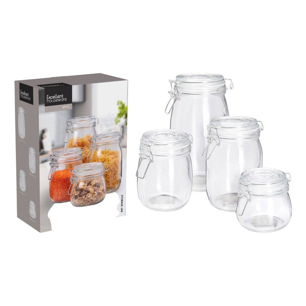 glass-jars-with-clips-set-of-4-pcs