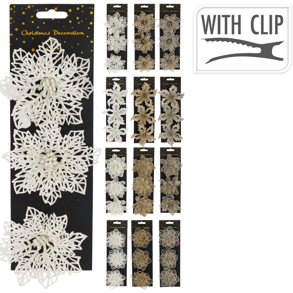 christmas-decorative-flowers-on-a-clip-set-of-3-pieces-assorted-colors-and-designs