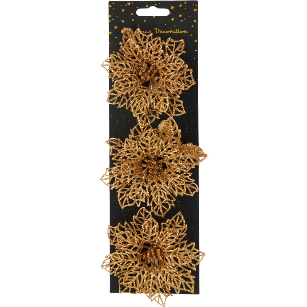 christmas-tree-clip-christmas-flower-glitter-set-of-3-psc-golden-4-assorted-designs