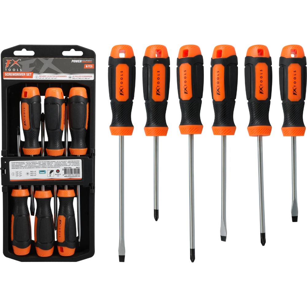 fx-tools-magnetic-screwdriver-set-with-storage-rack-6-pieces