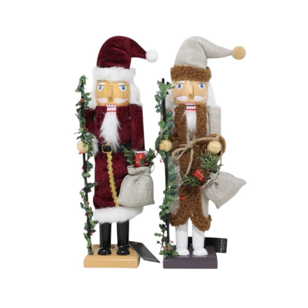 christmas-soldiernutcracker-santa-claus-pine-wood-38-cm-2-assorted-colours