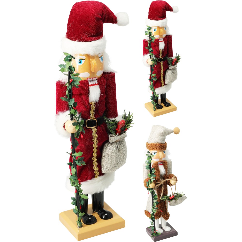 christmas-soldiernutcracker-santa-claus-pine-wood-38-cm-2-assorted-colours