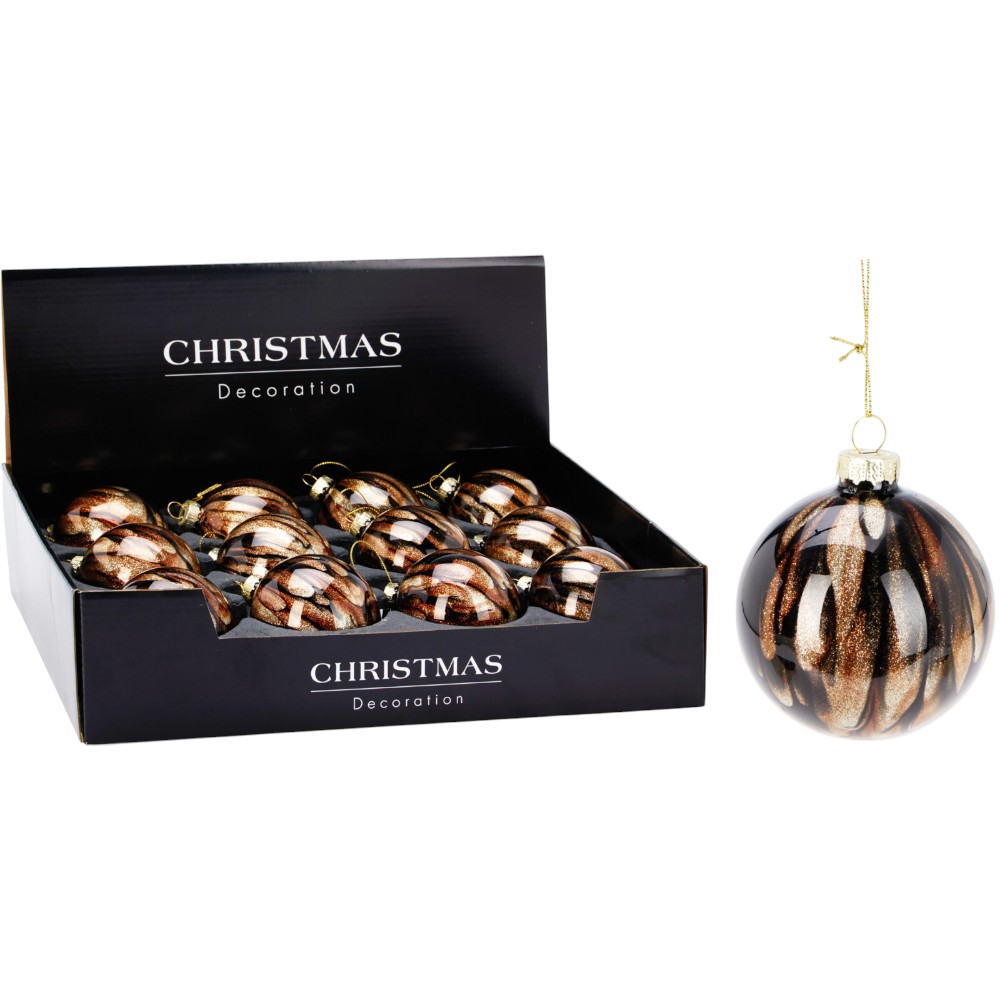 christmas-baubles-round-ball-glass-brown-and-black-8-cm