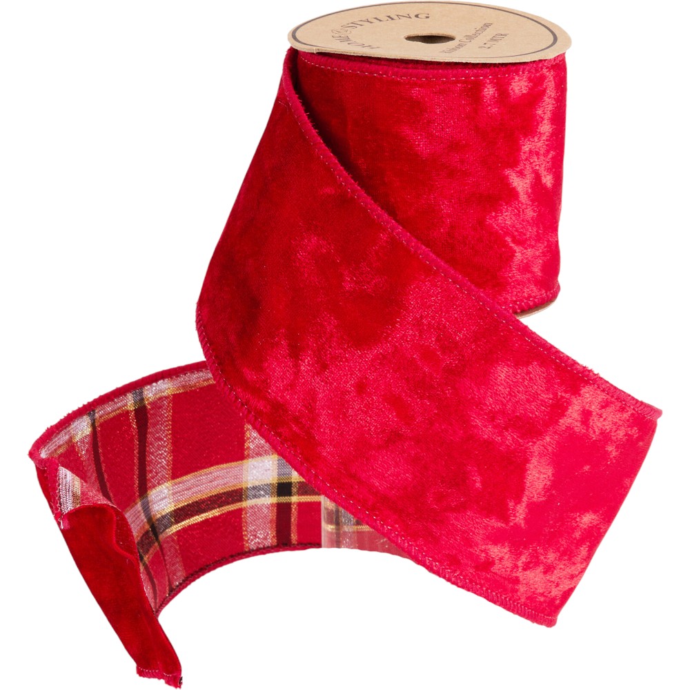 christmas-ribbon-check-6-cm-x-270-cm-2-assorted-colours