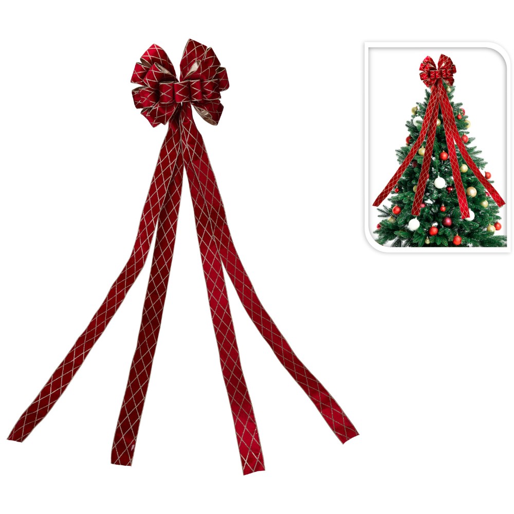 christmas-tree-top-bow-red-check-colour-130-cm-x-33-cm