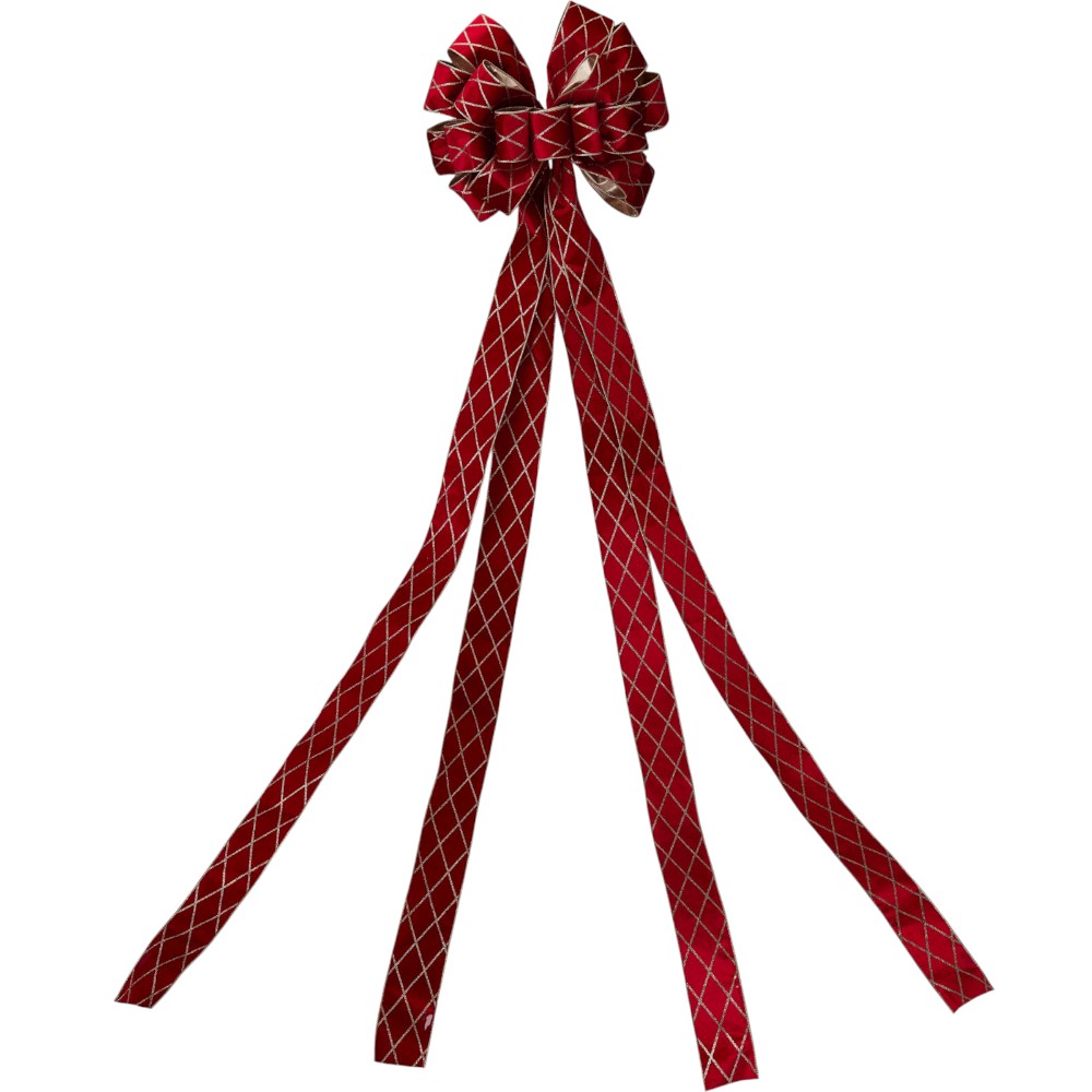 christmas-tree-top-bow-red-check-colour-130-cm-x-33-cm