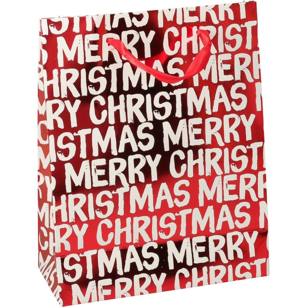 christmas-gift-bag-text-merry-christmas-small-4-assorted-colours
