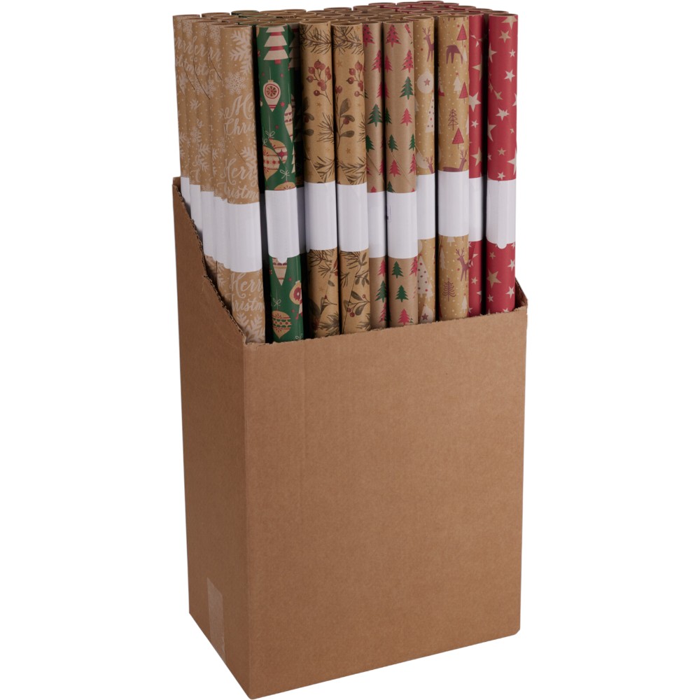 christmas-gift-wrapping-paper-roll-70-cm-x-200-cm-mix-natural-brown-6-assorted-designs