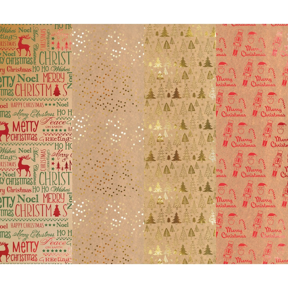 christmas-gift-wrapping-paper-roll-70-cm-x-200-cm-mix-natural-brown-4-assorted-designs
