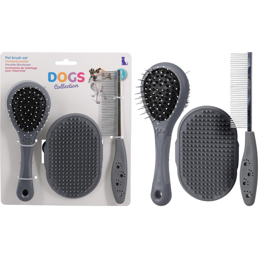 dogs-collection-pet-grooming-brush-set-3-pieces-grey