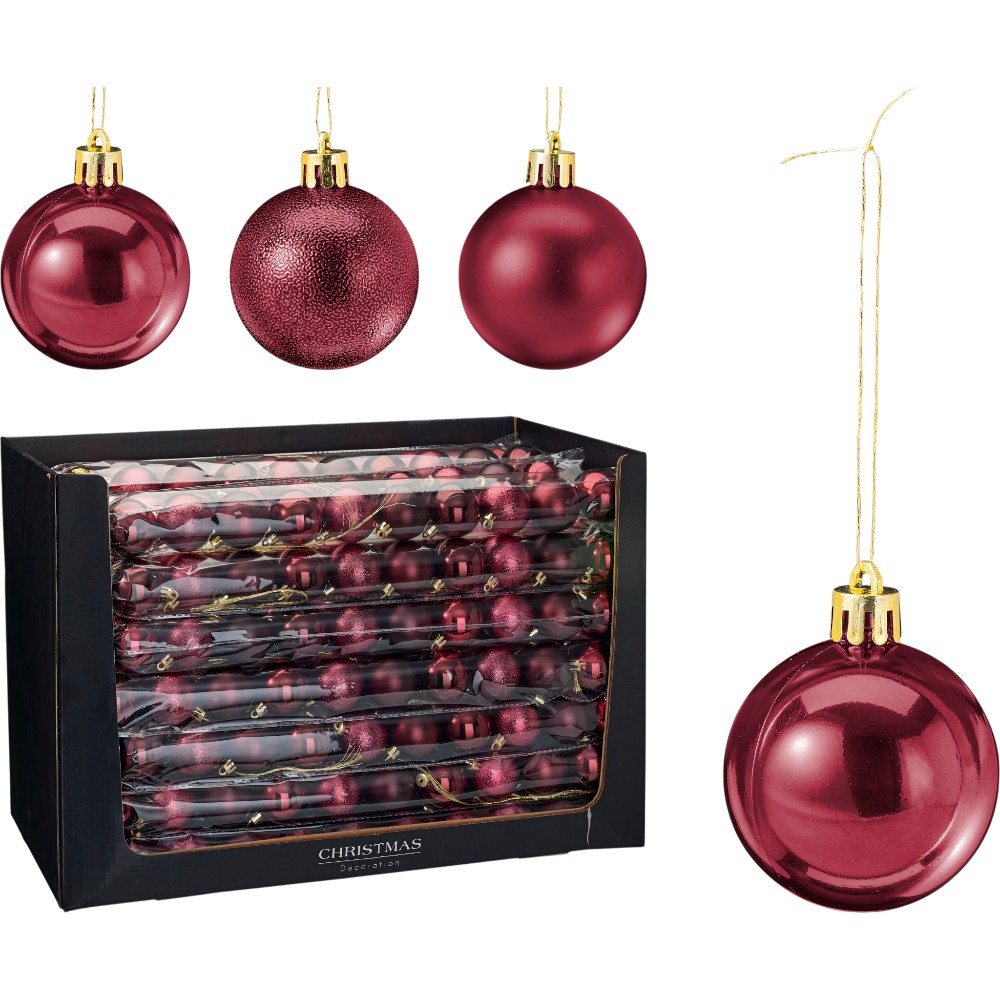christmas-baubles-50mm-burgundy-pack-of-10