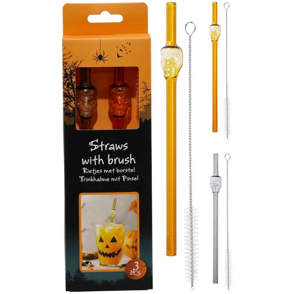 halloween-skull-drinking-straws-with-cleaning-brush-set-of-3-pieces