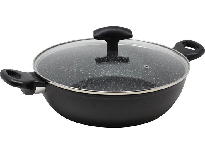 pedrini-maori-non-stick-skillet-with-lid-32-cm