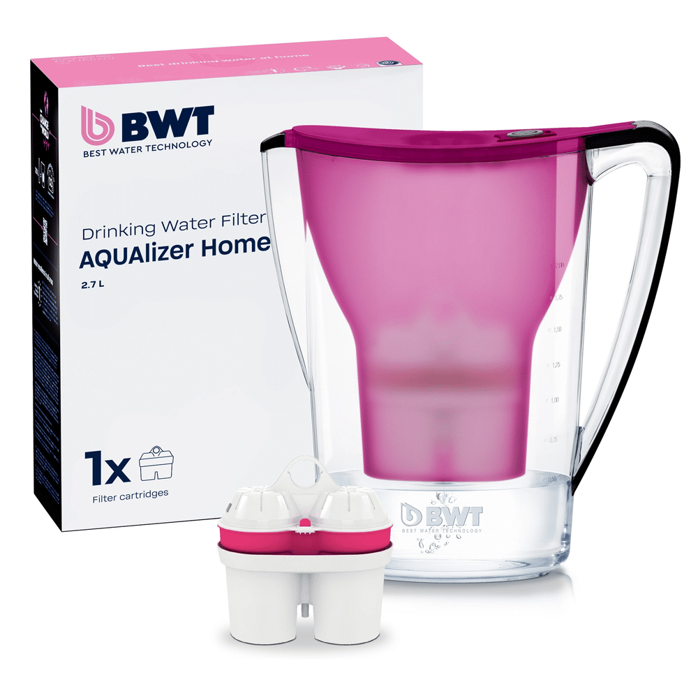 bwt-aqualizer-home-water-filter-jug-with-1-magnesium-filter-aubergine-pink-2-7l