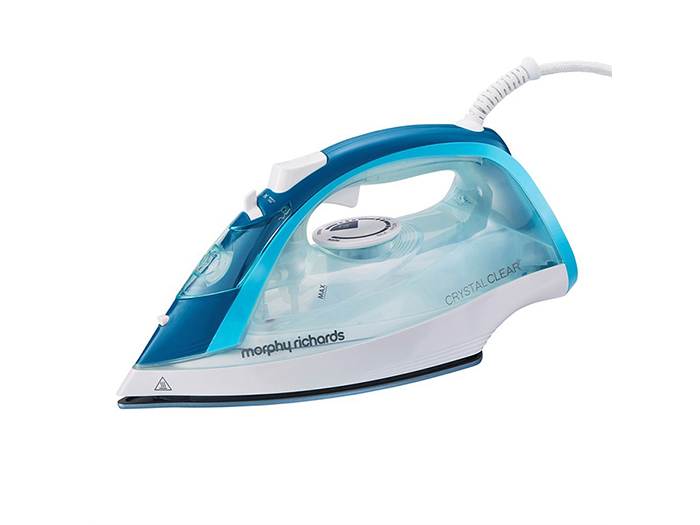 morphy-richards-crystal-clear-30g-steam-output-steam-iron-in-blue-2400w