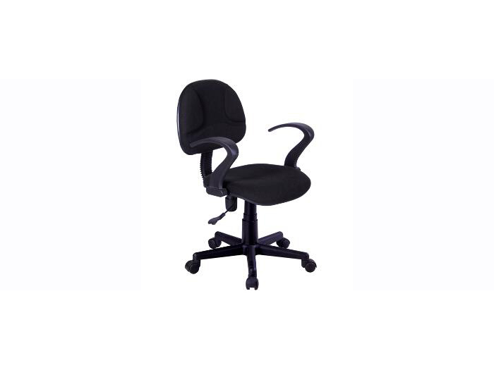 basic-black-office-chair-with-armrests-fabric-upholstery