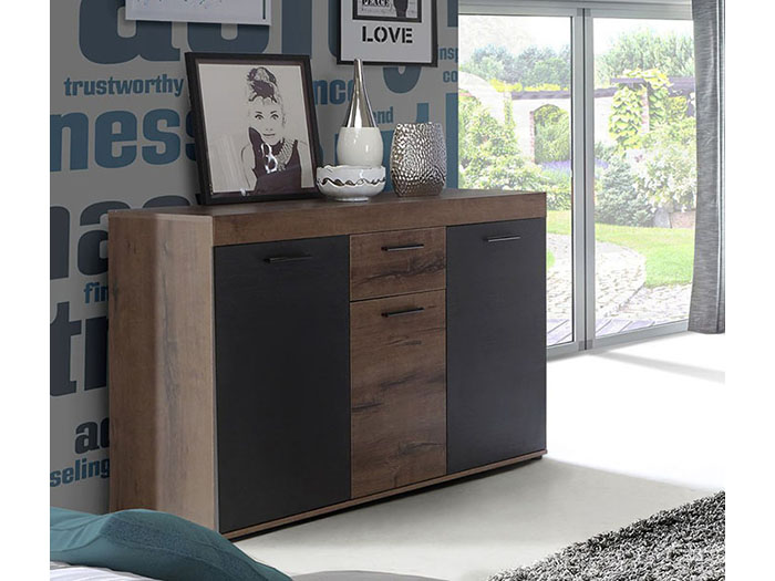 valentin-mud-oak-and-black-sideboard-140cm-x-41cm-x-88cm