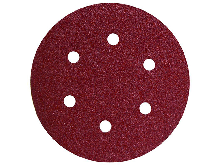 sanding-disc-150mm-6h-40-grit-red