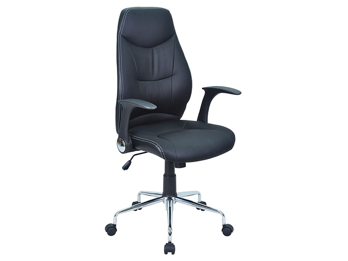 brontes-black-office-chair-pu-upholstery-with-armrests