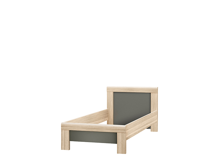 yoop-sonoma-oak-and-grey-matt-single-bed-frame-90cm-x-200cm