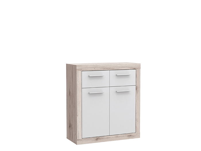 baccio-white-and-sand-oak-chest-with-2-drawers-and-2-doors