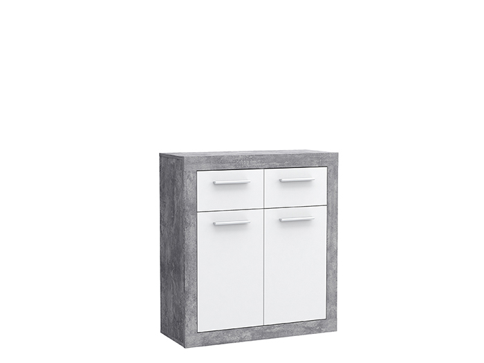 baccio-white-and-concrete-grey-chest-with-2-drawers-and-2-doors