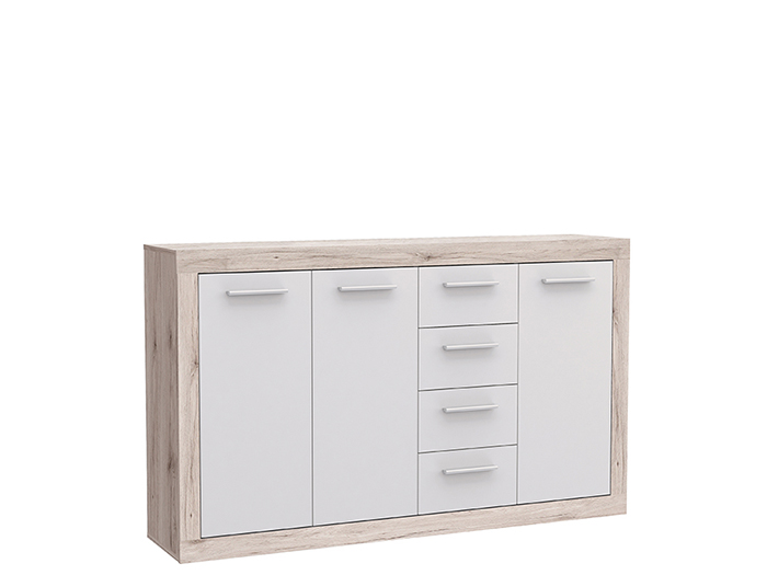 baccio-white-and-sand-oak-chest-with-4-drawers-and-3-doors-152-6cm-x-34cm-x-91-7cm