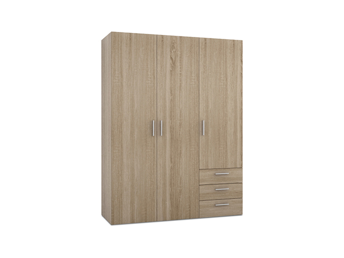 brooklyn-sonoma-oak-wardrobe-with-3-doors-and-3-drawers-140cm-x-54-2cm-x-185cm