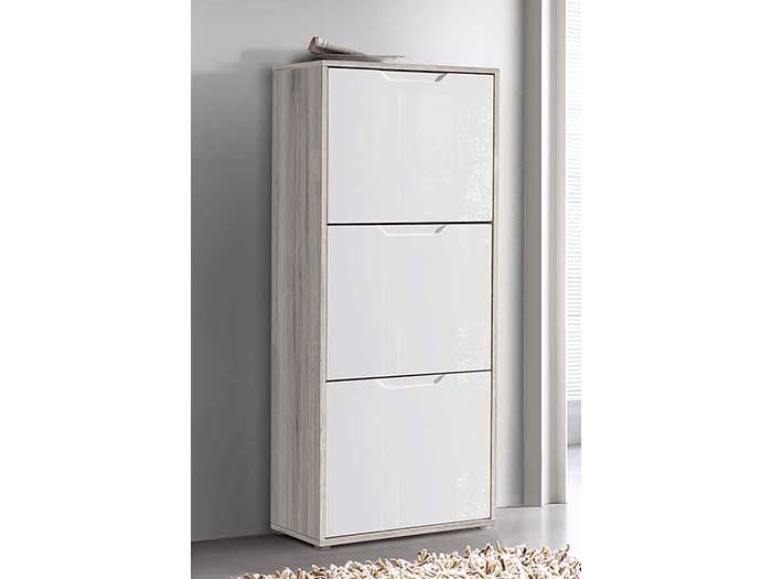 sienna-shoe-cabinet-3-door-sand-oak-and-white-55cm-x-28cm-x-130cm