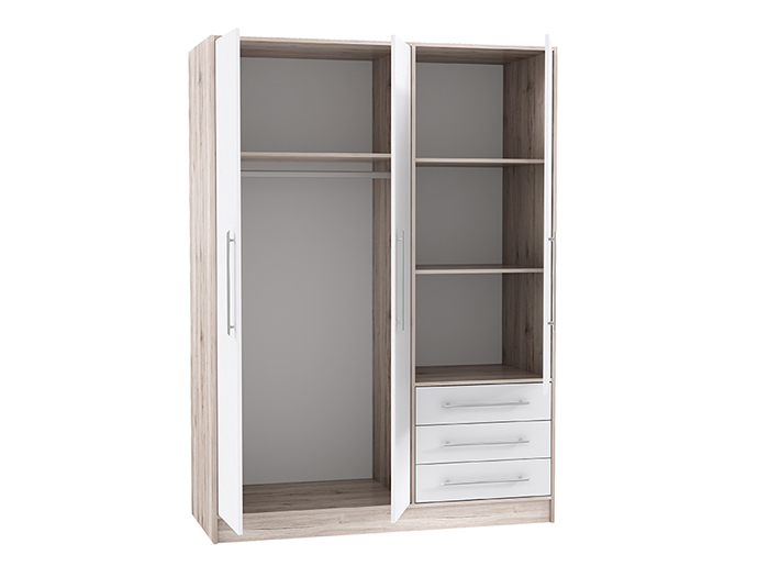 jupiter-sand-oak-and-white-matte-wardrobe-with-3-doors-and-2-drawers