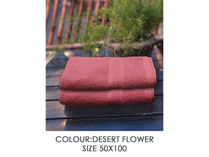 prestige-cotton-soft-hand-towel-desert-flower-pink-50cm-x-100cm