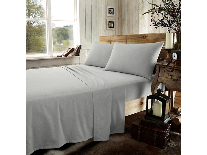 prestige-white-flannel-single-bed-sheets-set-160cm-x-260cm