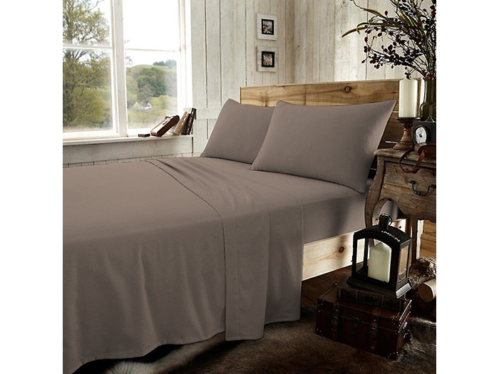 prestige-portabella-taupe-flannel-super-king-bed-sheets-set