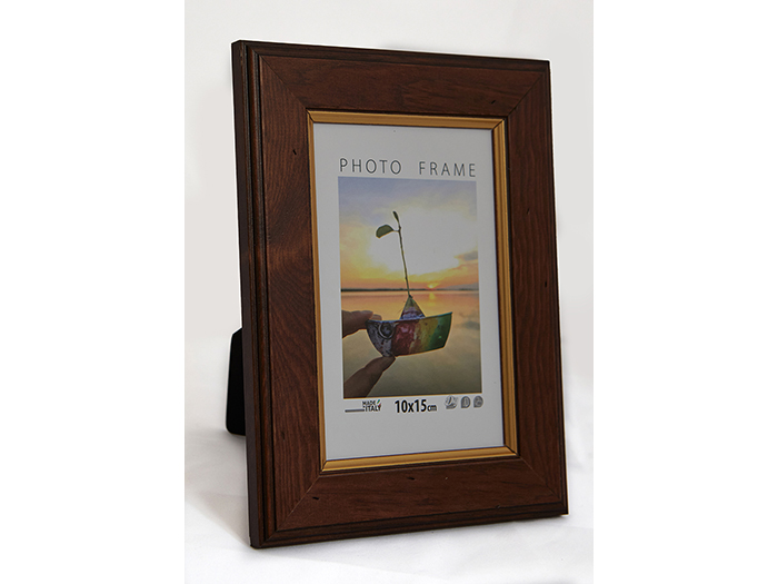 wooden-table-top-photograph-frame-art-303-dark-walnut-with-gold-trim-10cm-x-15cm