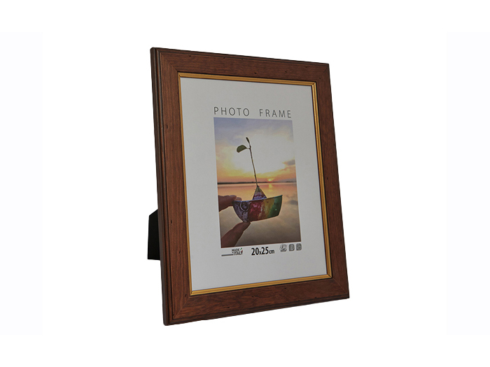 wooden-table-top-photograph-frame-art-303-dark-walnut-with-gold-trim-20cm-x-25cm