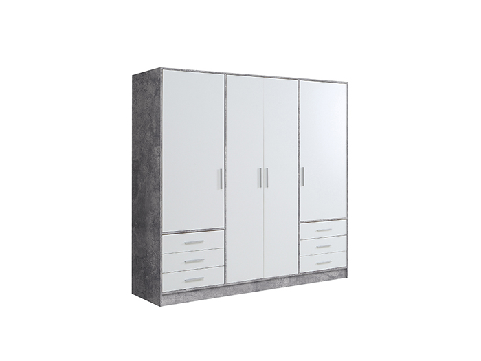 jupiter-4-door-6-drawer-wardrobe-in-concrete-light-grey-and-white