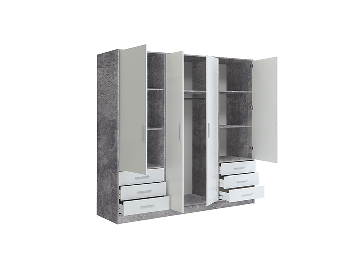 jupiter-4-door-6-drawer-wardrobe-in-concrete-light-grey-and-white