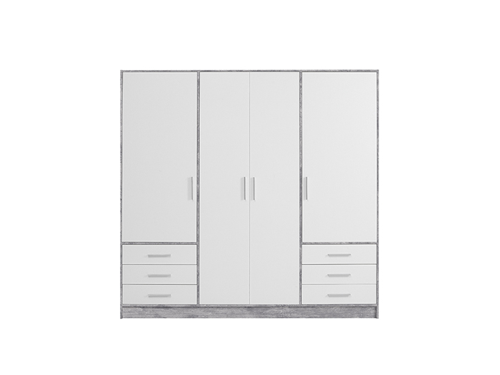 jupiter-4-door-6-drawer-wardrobe-in-concrete-light-grey-and-white