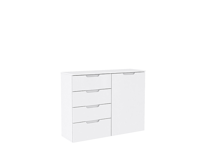 sienna-4-drawer-and-1-door-chest-of-drawers-in-white