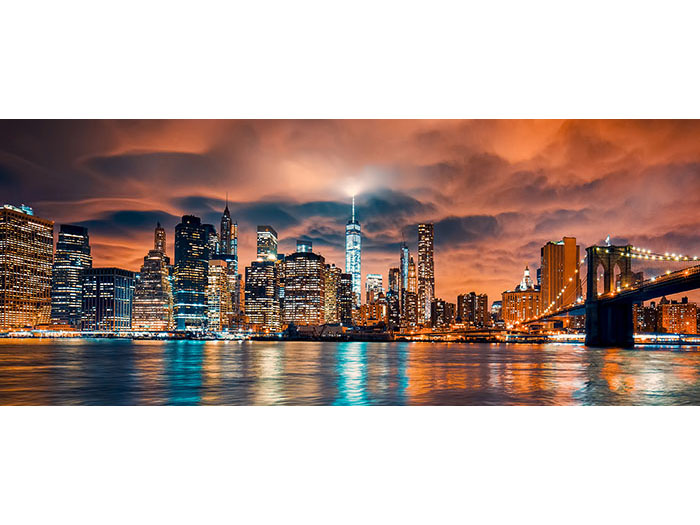 city-at-dusk-design-print-canvas-110cm-x-38cm-x-3cm