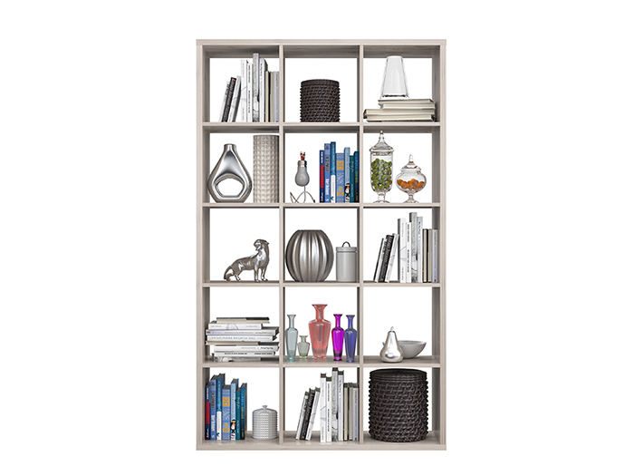 mauro-minimal-high-book-case-with-15-recesses-sand-oak-177-cm