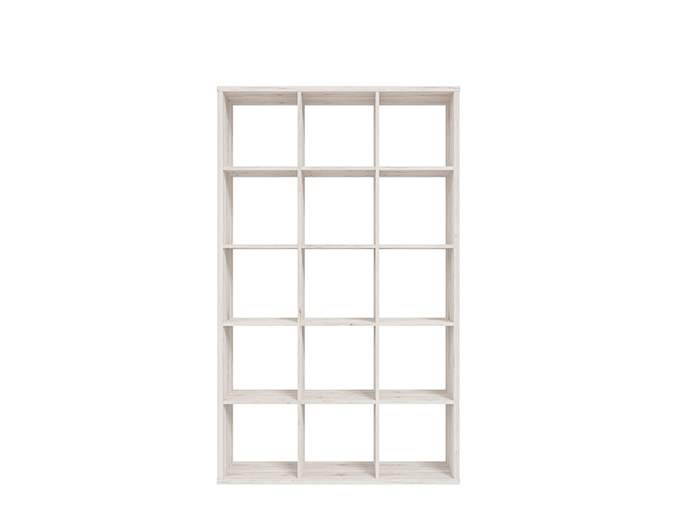 mauro-minimal-high-book-case-with-15-recesses-sand-oak-177-cm